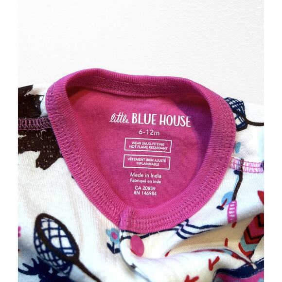 Little Blue House (Hatley) Happy Camper Onesie, 6-12 Months - Picture 4 of 6